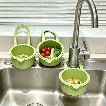 Self-Cleaning Push-Type Sink Strainer Basket